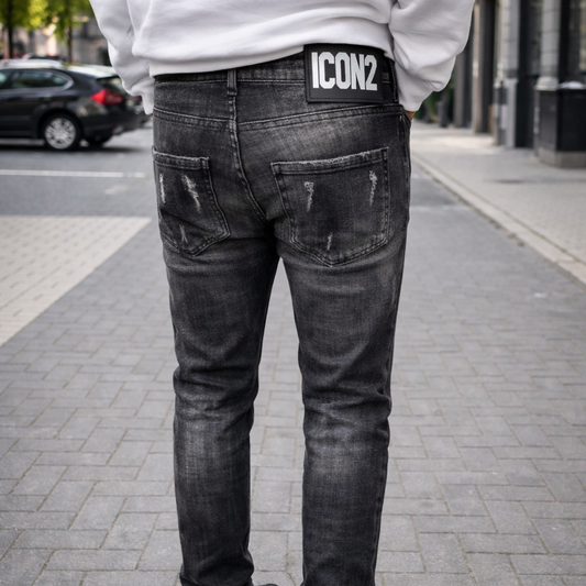 Icon2 zwart slimfit jeans 964