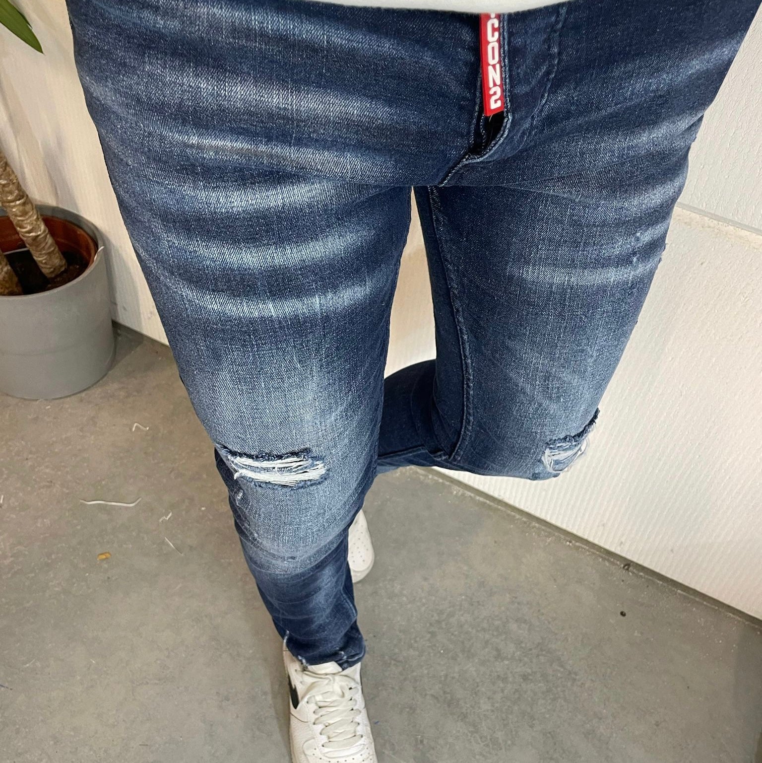 Skinny heren jeans Icon2 blauw 1600