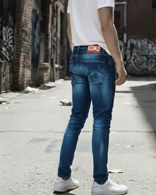 Icon2 blauw slimfit jeans 945 - Streetfashion 86