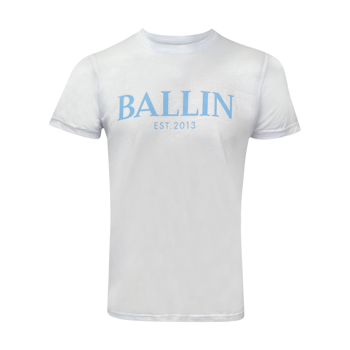 T shirt heren Ballin shirt wit blauw