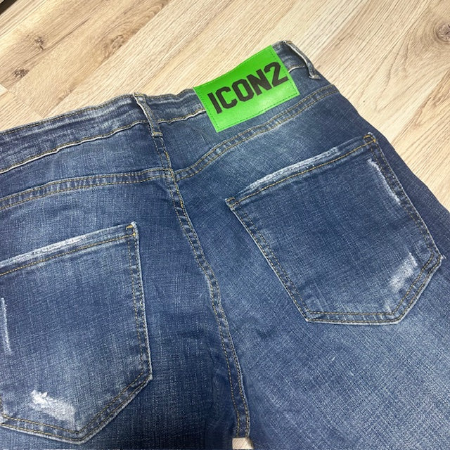 Icon2 blauw slimfit jeans 392/5 - Streetfashion 86