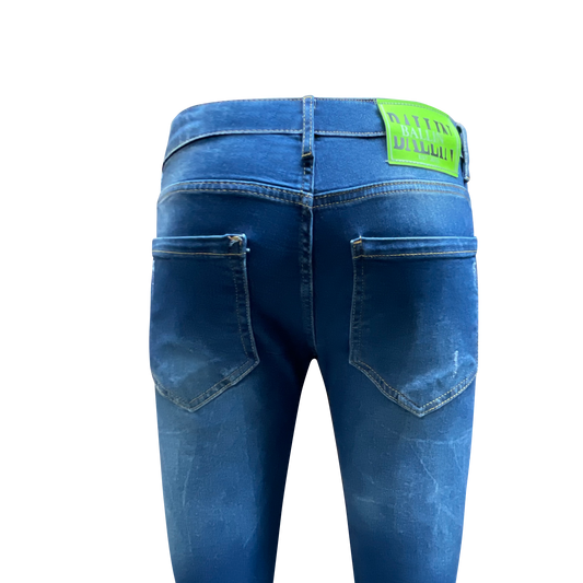Skinny jeans heren Ballin blauw - Streetfashion 86