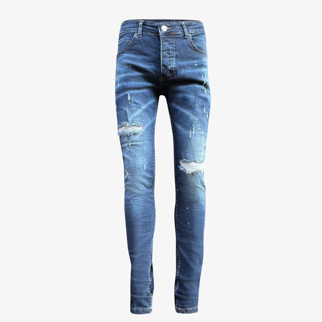 Slimfit jeans heren blauw