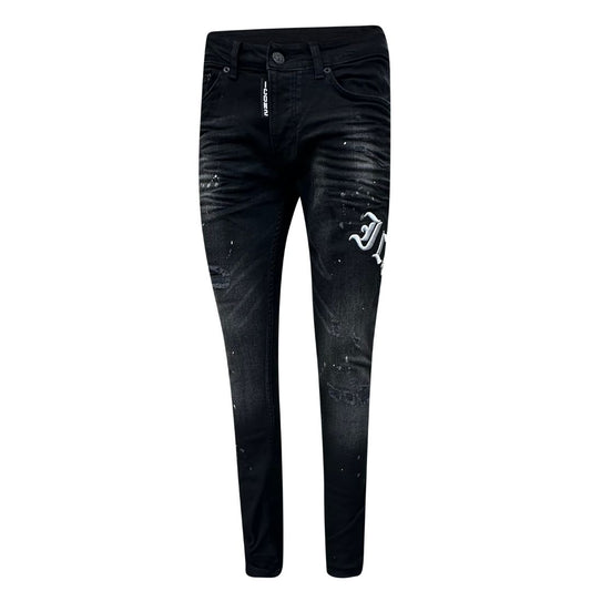 Skinny heren jeans Icon2 zwart 9377 - Streetfashion 86