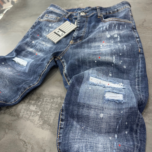 Icon2 blauw slimfit jeans 112 - Streetfashion 86