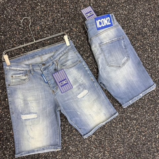 Icon2 blauw slimfit short jeans 488/4