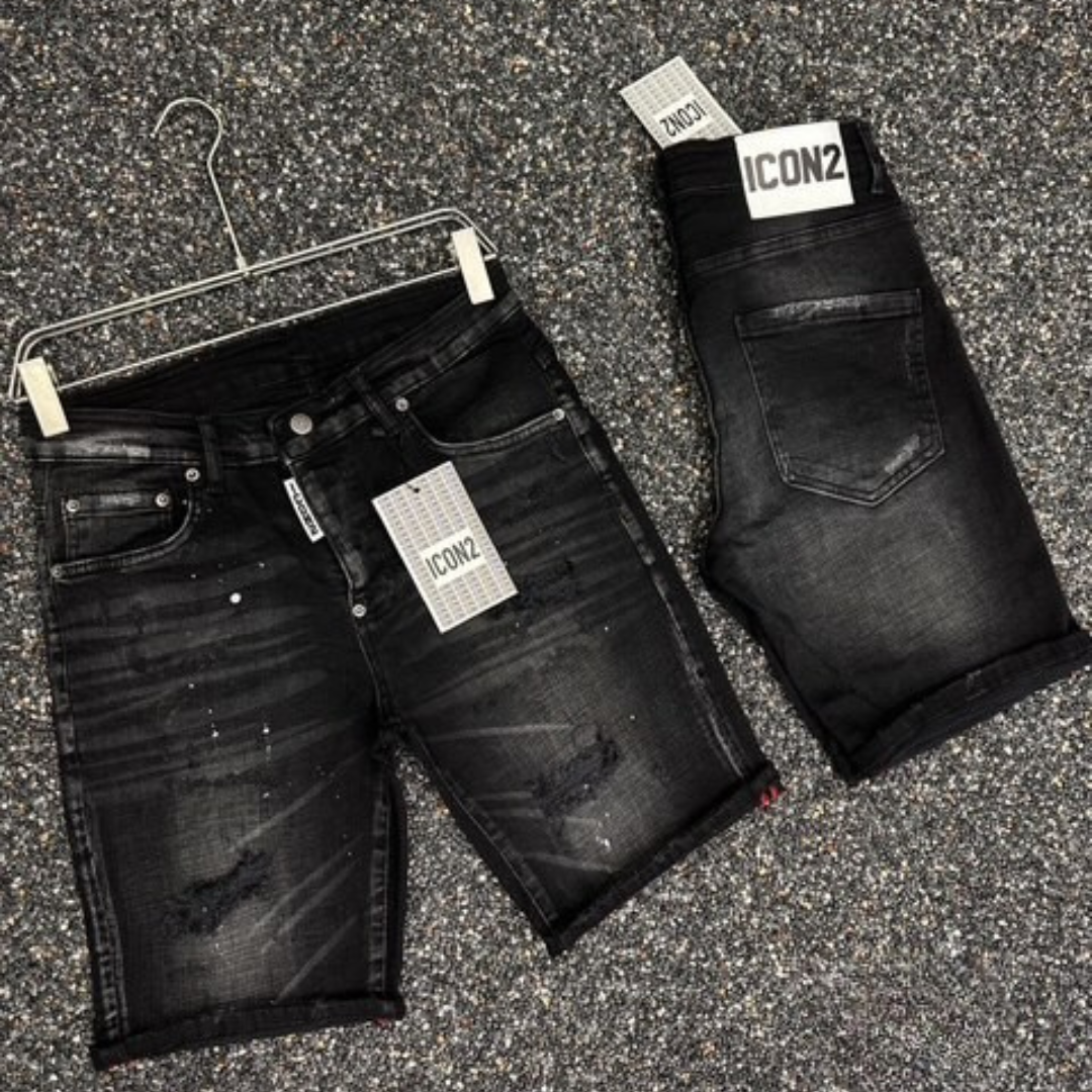 Icon2 blauw slimfit short jeans 508/2 - Streetfashion 86