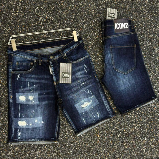 Icon2 blauw slimfit short jeans 697/1