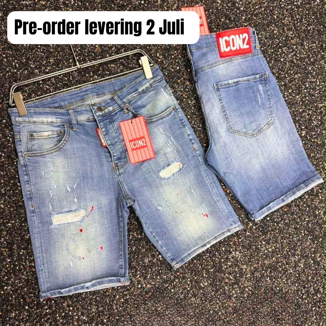 Icon2 blauw slimfit short jeans 489/5