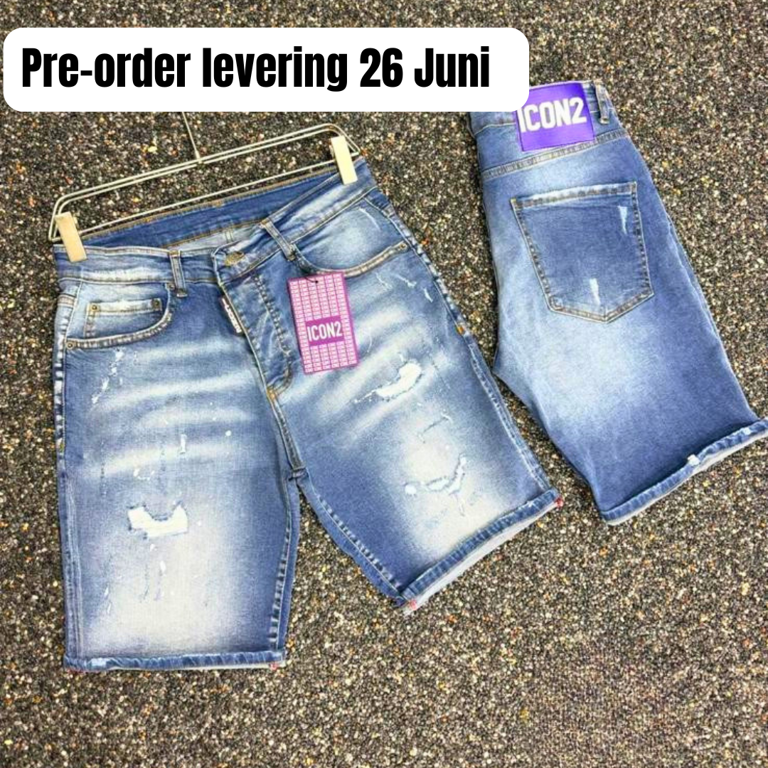 Icon2 blauw slimfit short jeans 522/2
