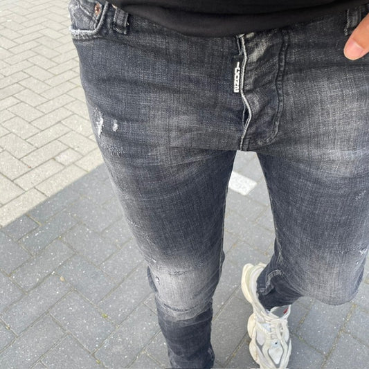Icon2 zwart slimfit jeans heren 896 - Streetfashion 86