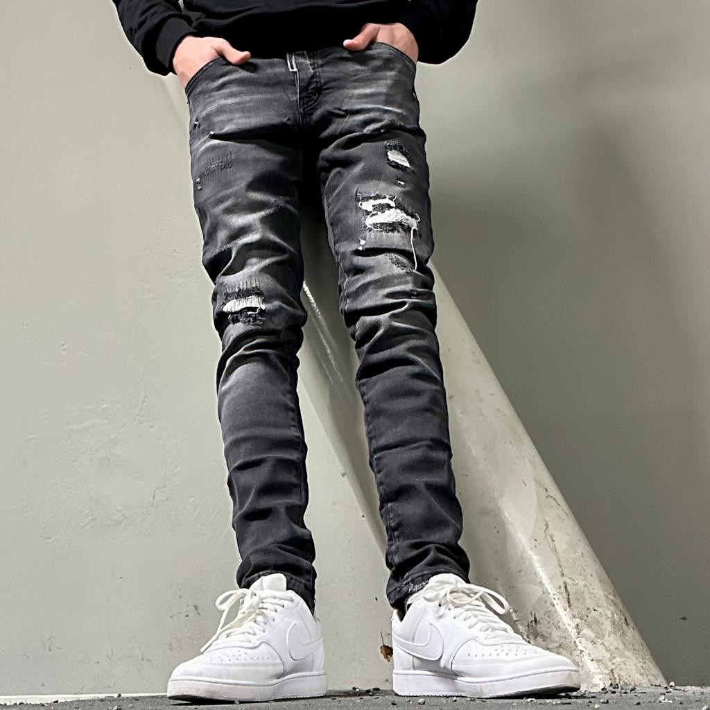 Skinny jeans heren icon2 grijs 524 - Streetfashion 86