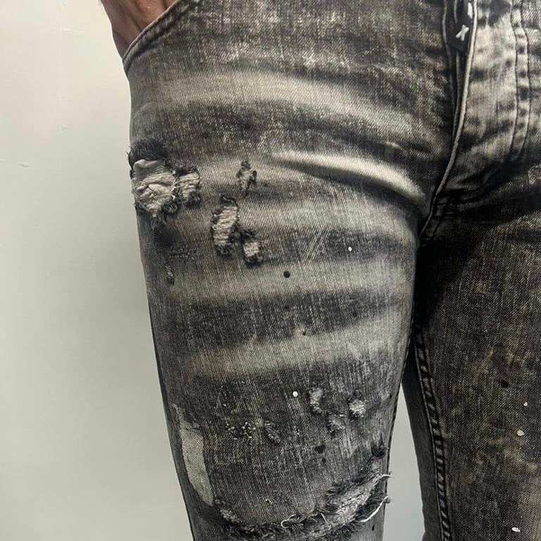 Skinny jeans heren icon2 grijs 4145-1