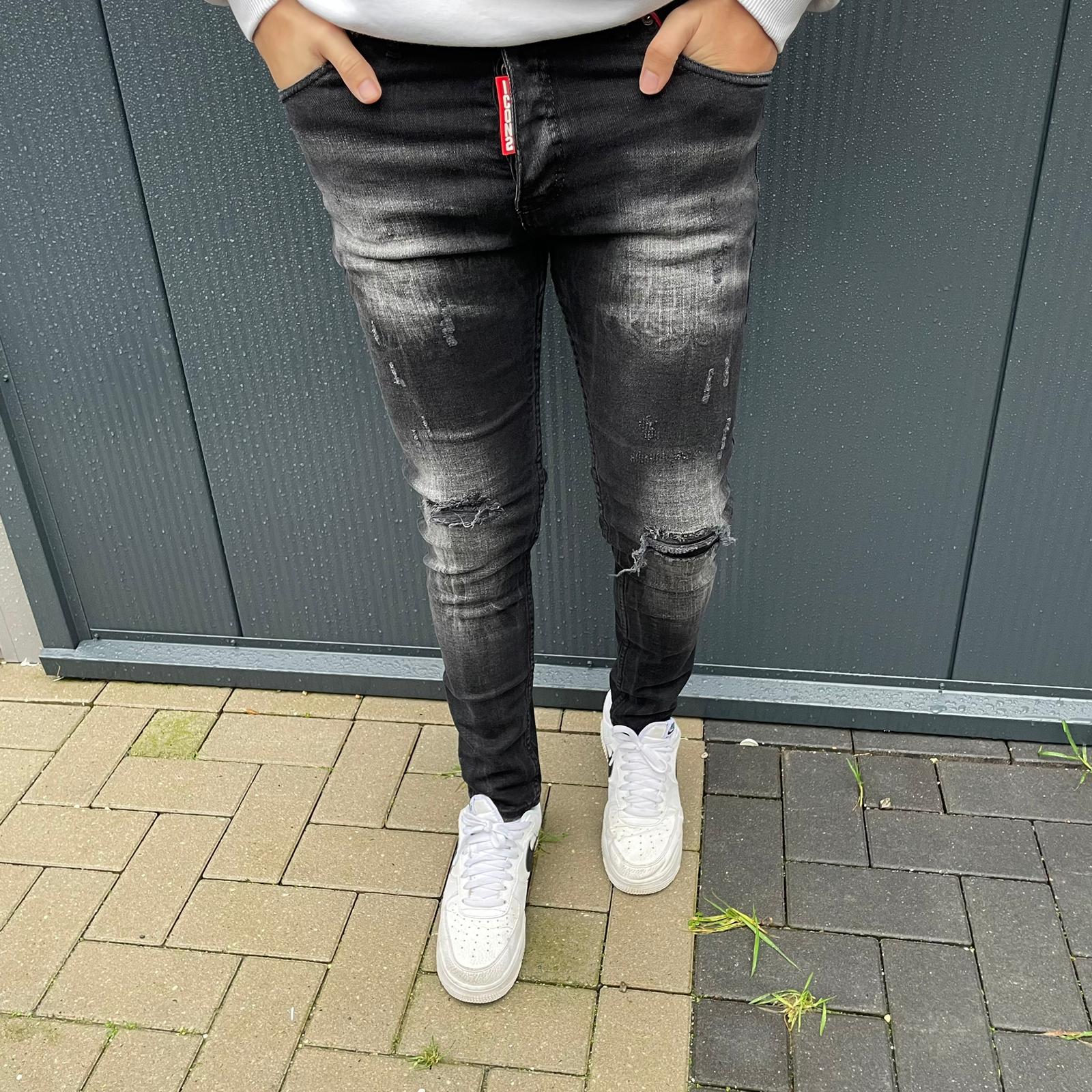 Skinny heren jeans Icon2 zwart 1601