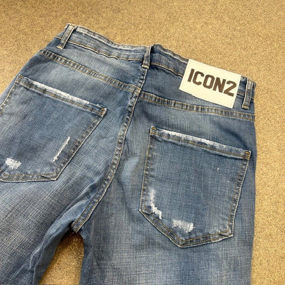 Icon2 blauw slimfit jeans 392 - Streetfashion 86