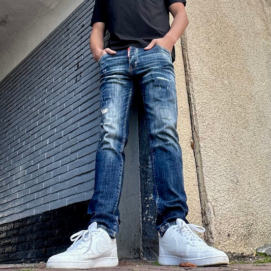 Icon2 blauw slimfit jeans heren