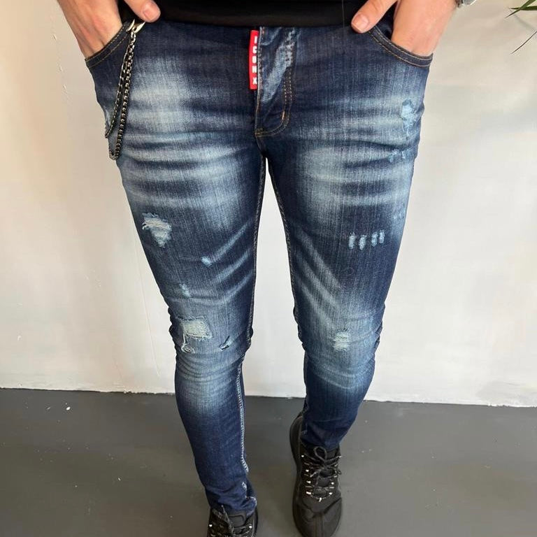 Skinny  jeans heren icon2 blauw 4165
