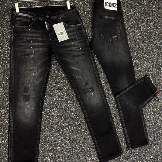 Icon2 zwart slimfit jeans 529/5