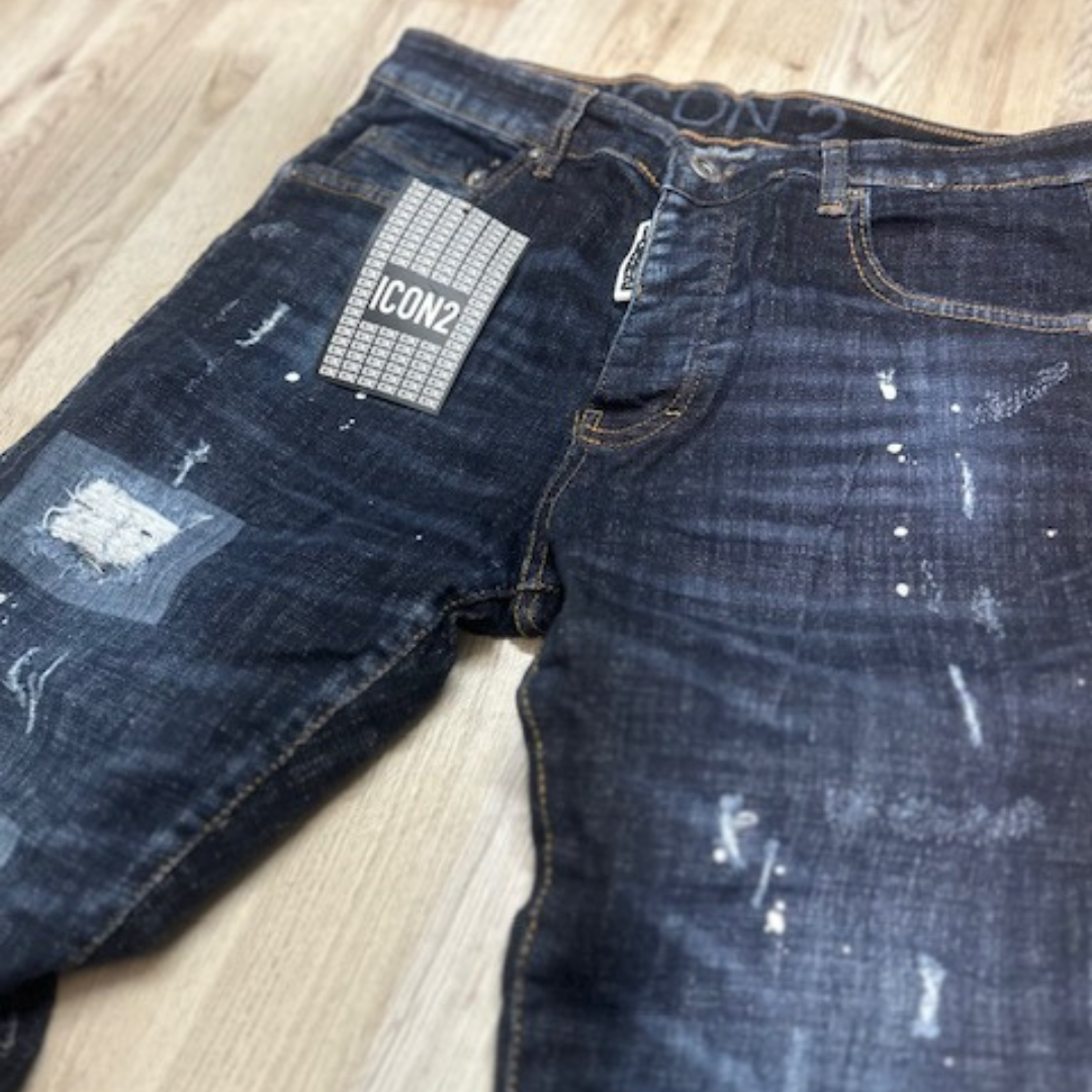 Icon2 blauw slimfit jeans 112/2 - Streetfashion 86