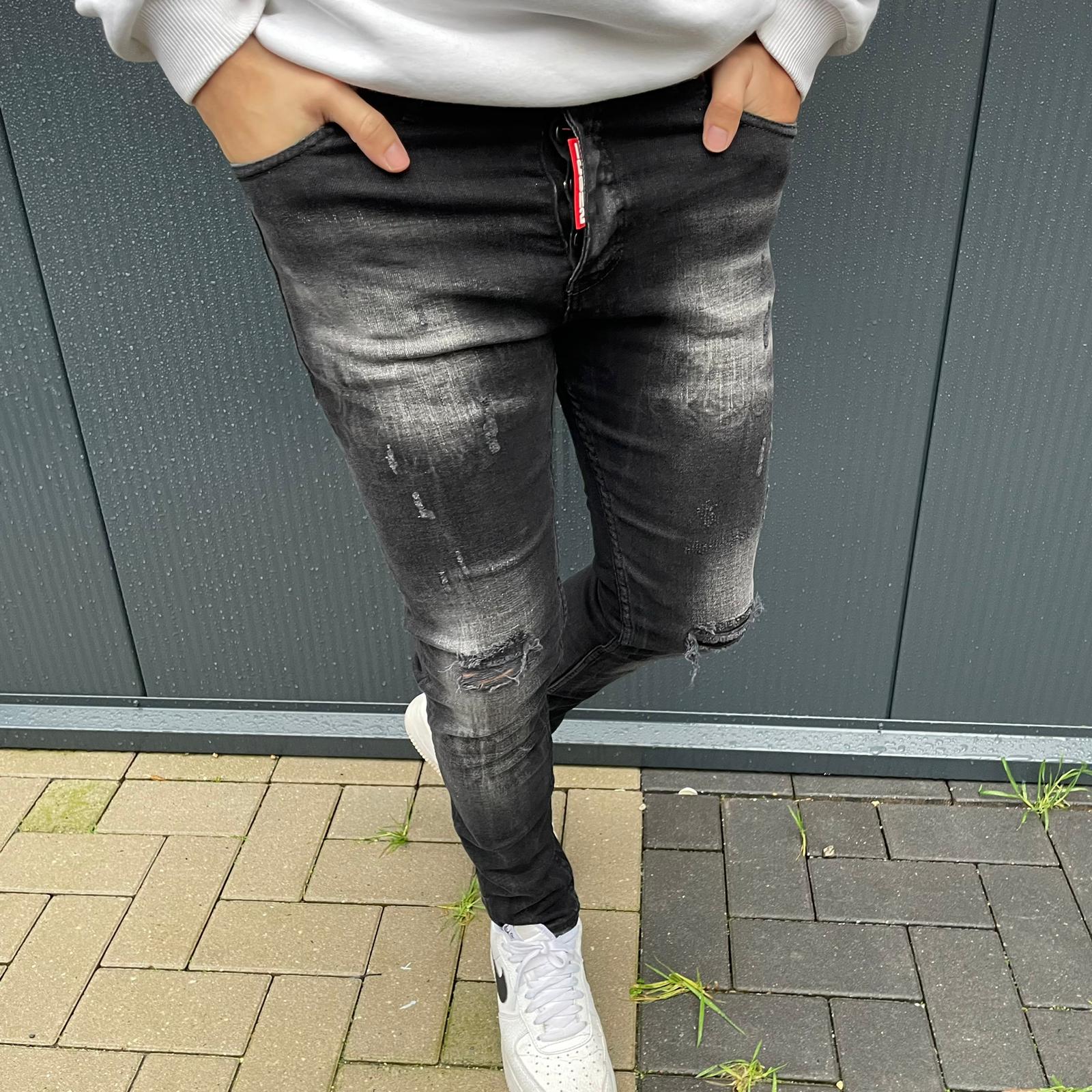 Skinny heren jeans Icon2 zwart 1601