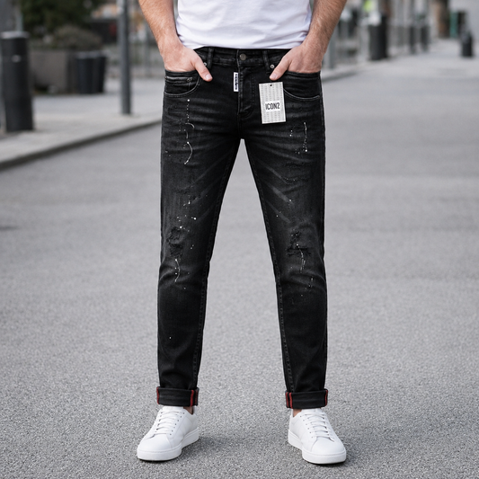 Icon2 zwart slimfit jeans 529/5