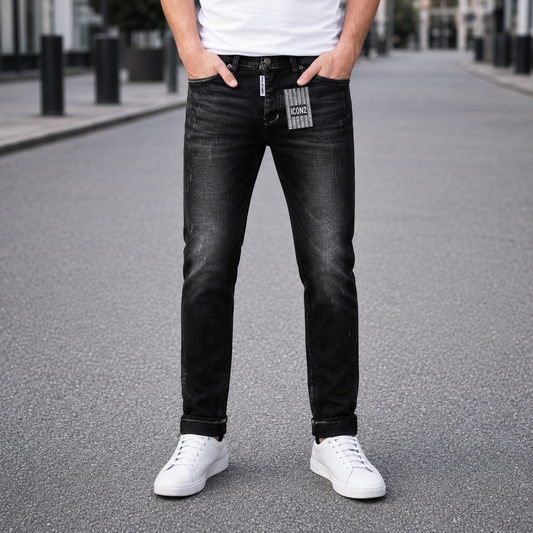 Icon2 zwart slimfit jeans 924/1
