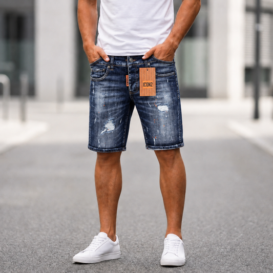 Icon2 blauw slimfit short jeans 489/2
