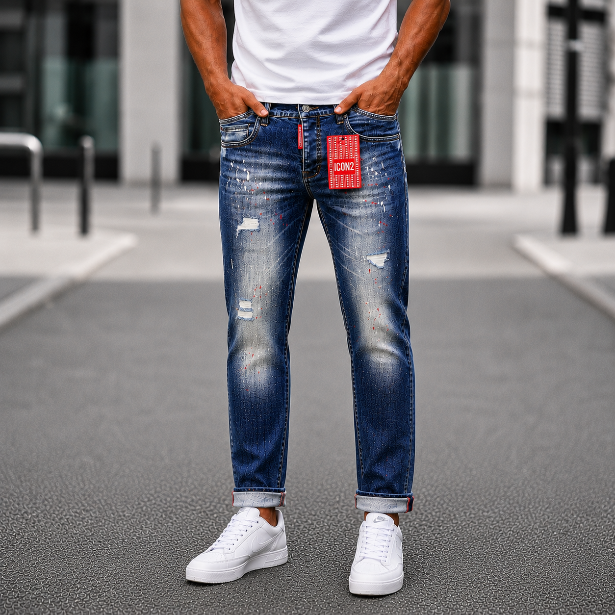 Icon2 blauw slimfit jeans 523/3