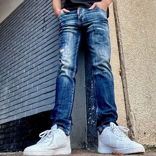 Icon2 blauw slimfit jeans heren