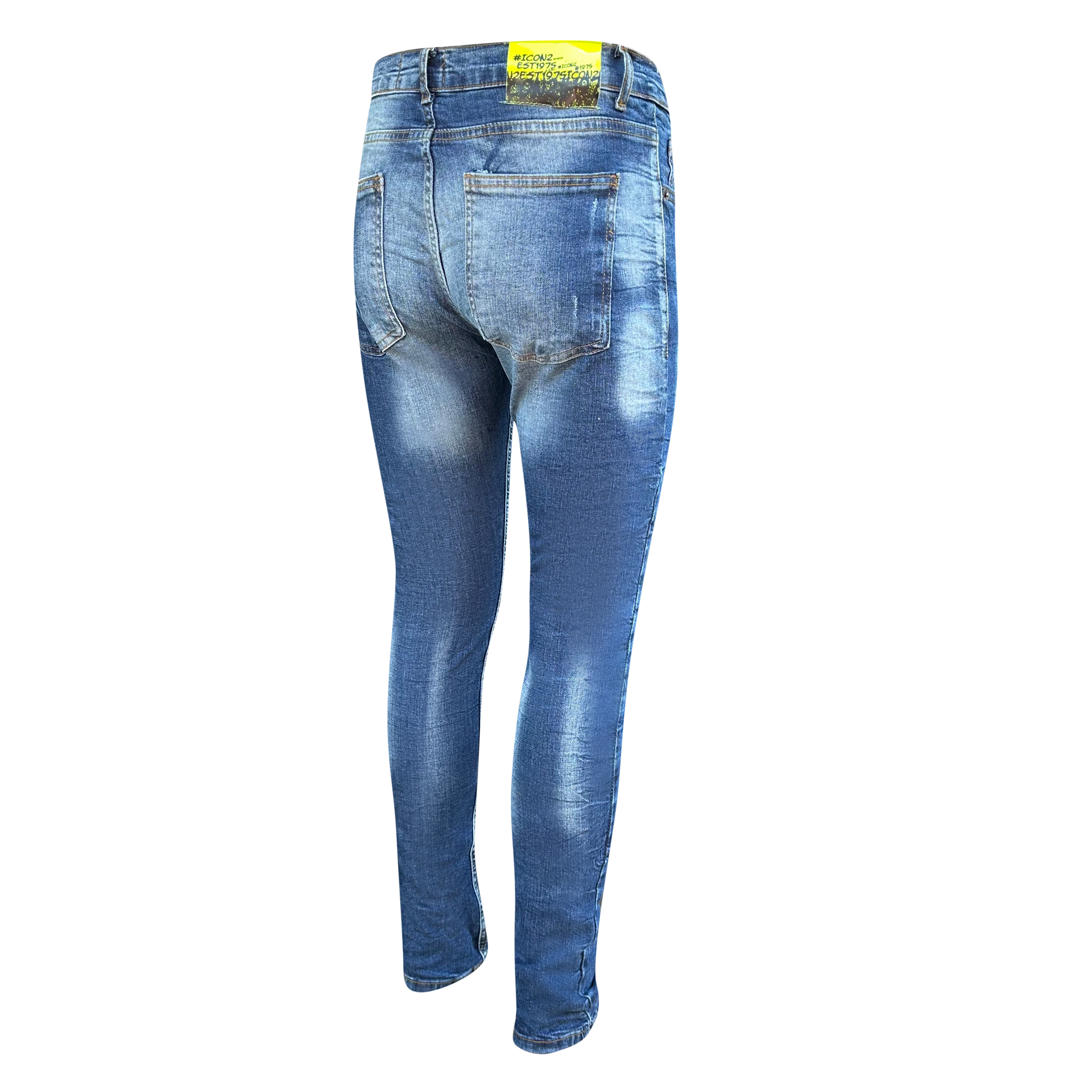 Icon2 skinny jeans heren blauw 4193 - Streetfashion 86