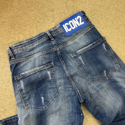 Icon2 blauw slimfit jeans 391/3 - Streetfashion 86