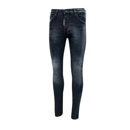 Icon2 zwart slimfit jeans heren 896 - Streetfashion 86