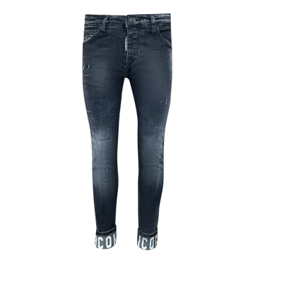 Icon2 zwart slimfit jeans heren 896 - Streetfashion 86