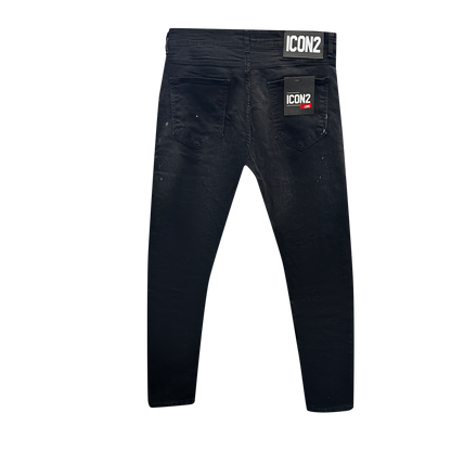 Slimfit jeans heren Icon2 zwart 9038 (grote maten) - Streetfashion 86