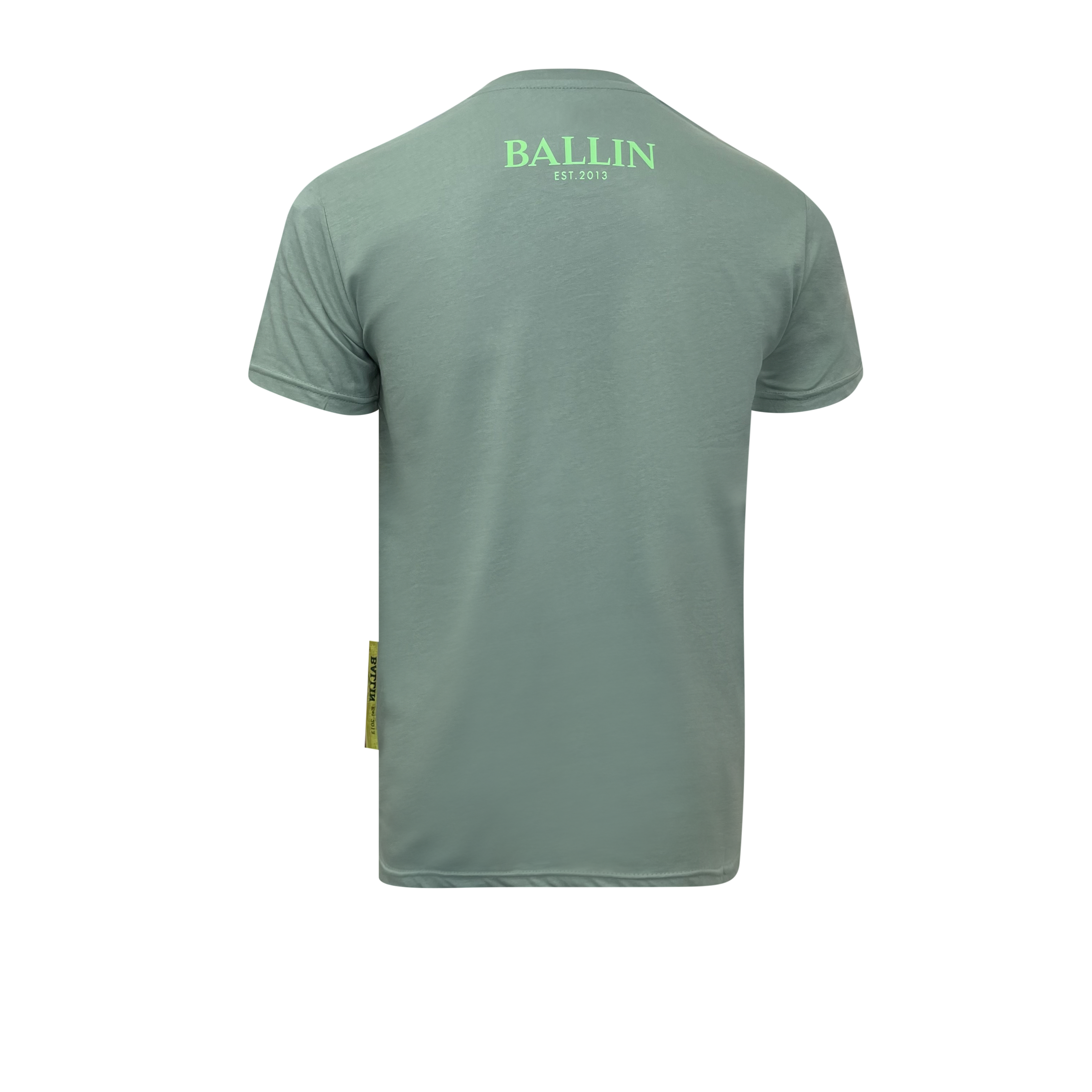 T-shirt heren Ballin - beer groen - Streetfashion 86