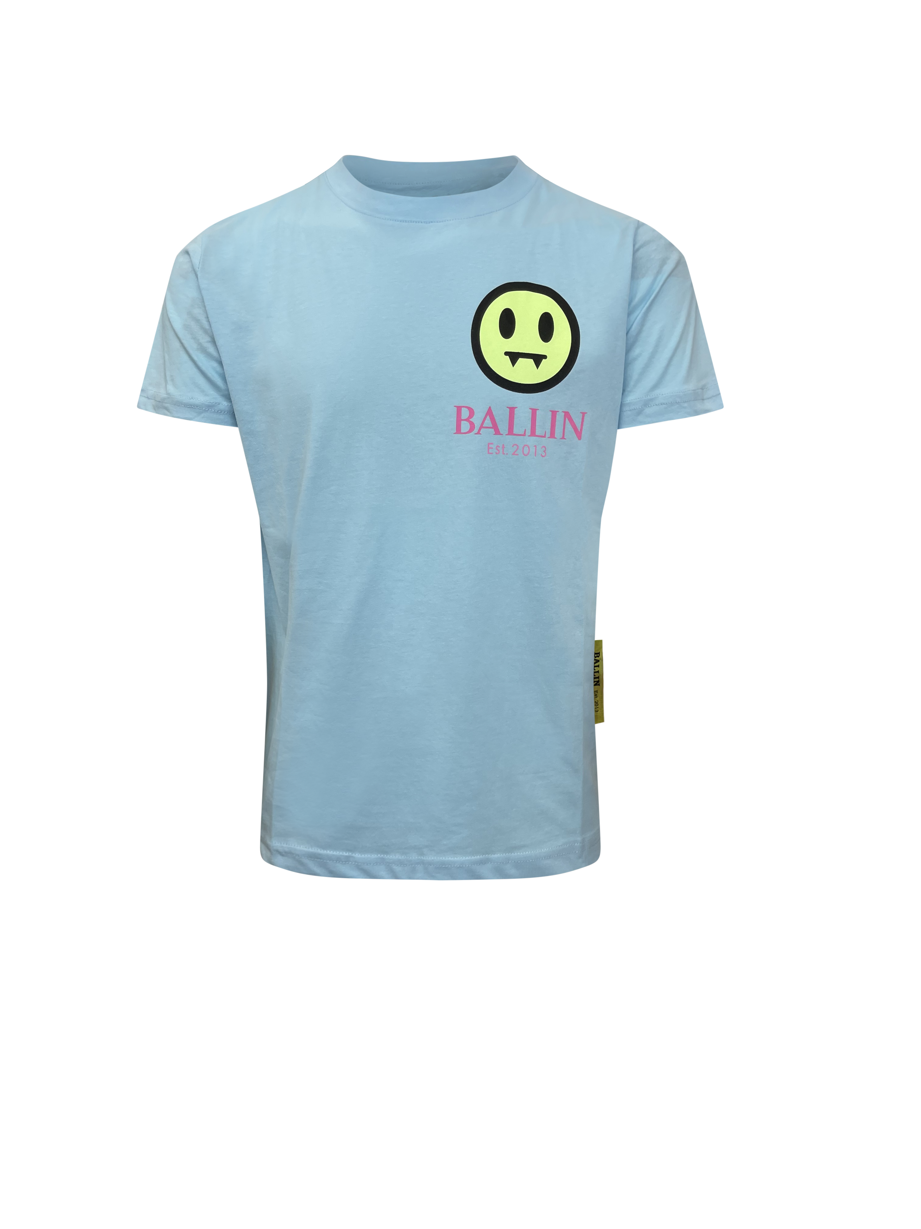 T-shirt heren Ballin -smile blauw - Streetfashion 86