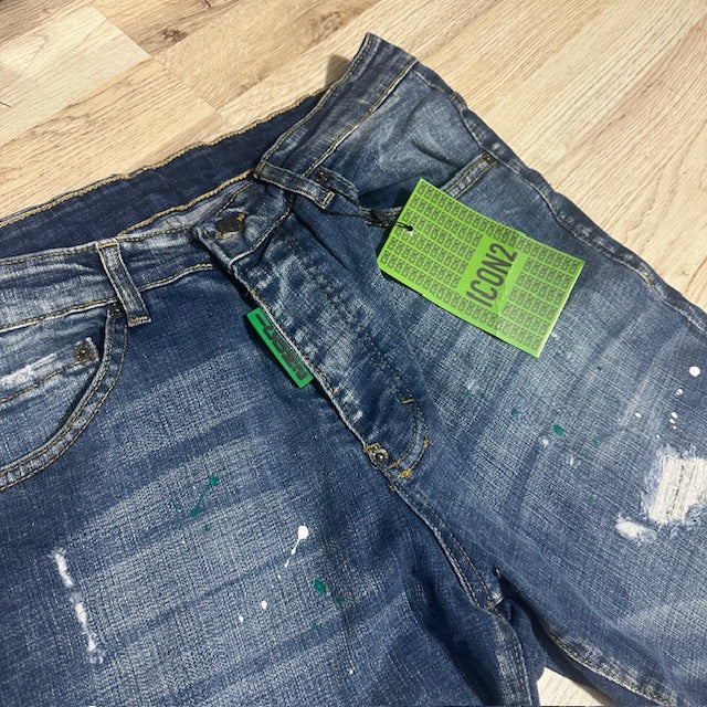 Icon2 blauw slimfit jeans 392/5 - Streetfashion 86