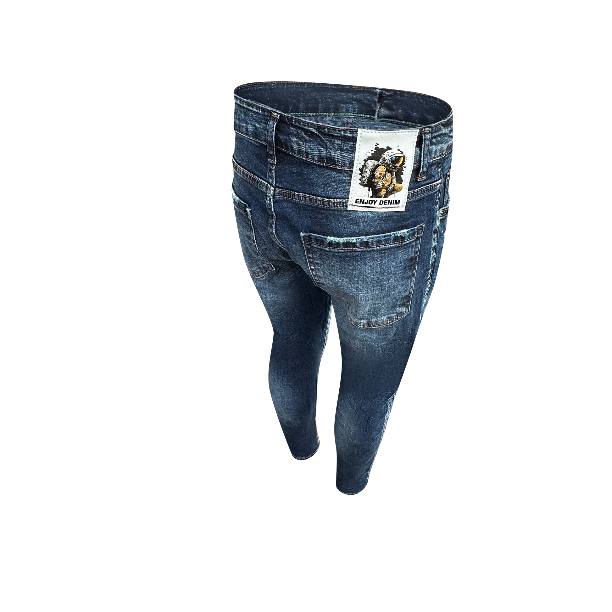 Slimfit jeans heren blauw 022 - Streetfashion 86