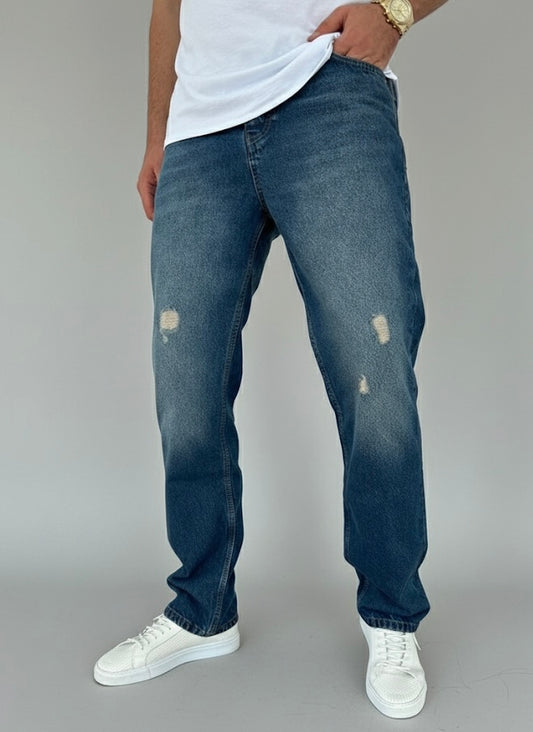 Straight leg jeans heren - Streetfashion 86