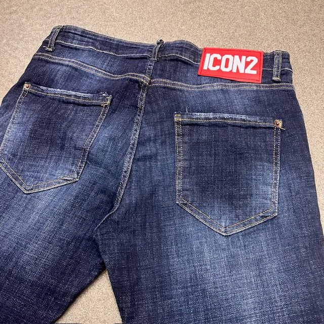 Icon2 blauw slimfit jeans 918 - Streetfashion 86
