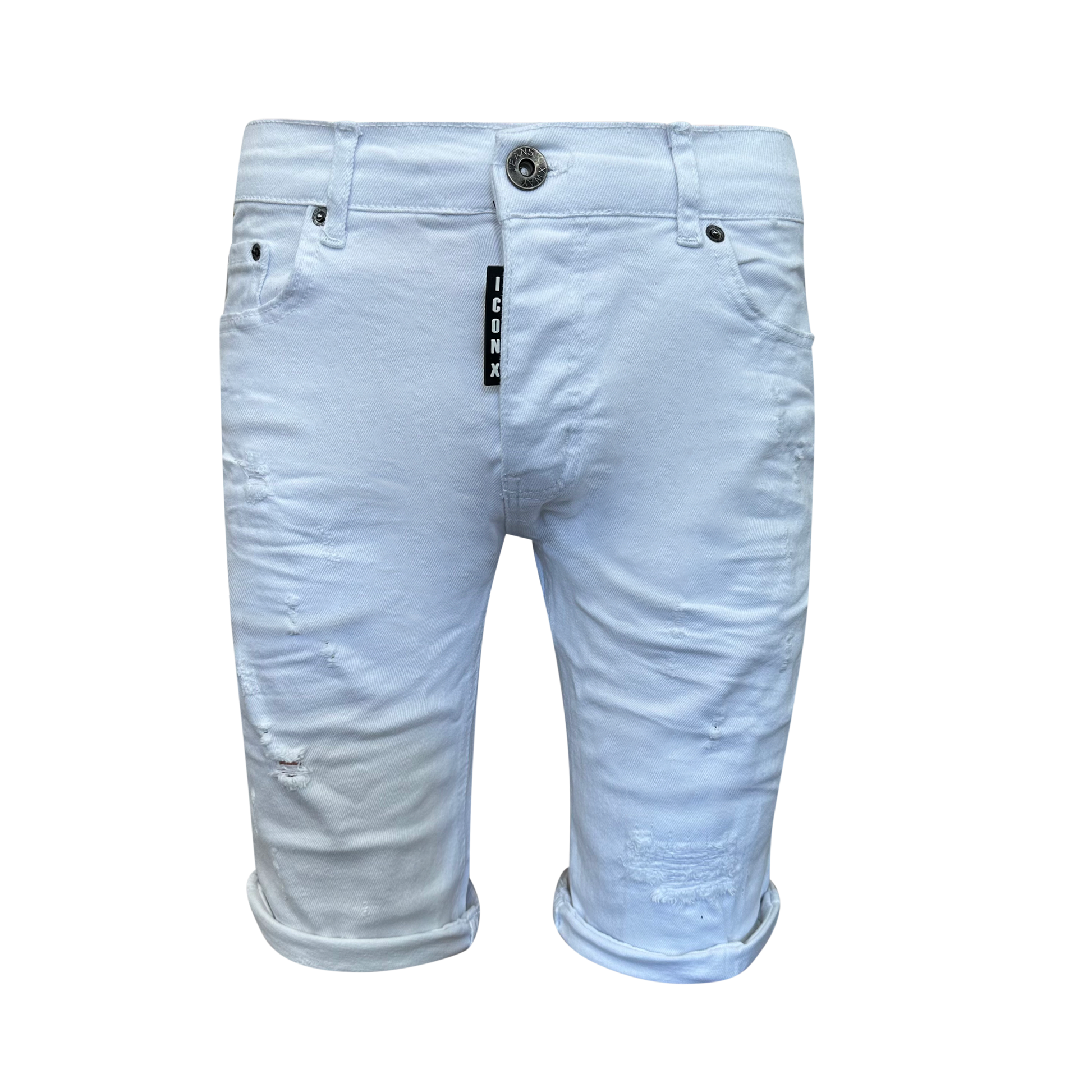 Korte broek heren Icon2 wit - Streetfashion 86