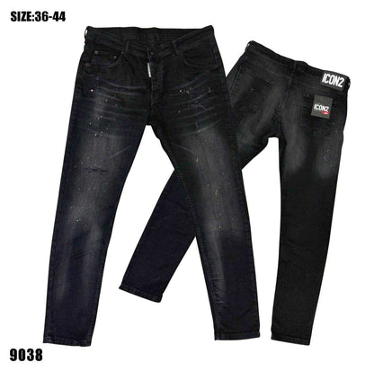 Slimfit jeans heren Icon2 zwart 9038 (grote maten) - Streetfashion 86