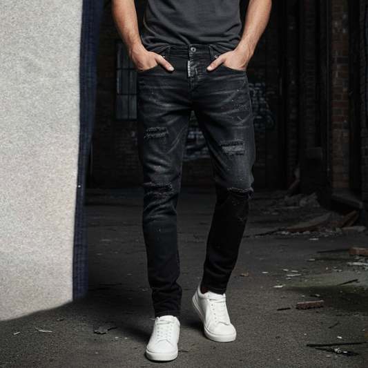Icon2 zwart slimfit jeans 929 - Streetfashion 86