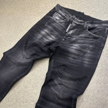Icon2 zwart slimfit jeans 923 - Streetfashion 86