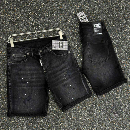 Icon2 zwart slimfit short jeans 696/1