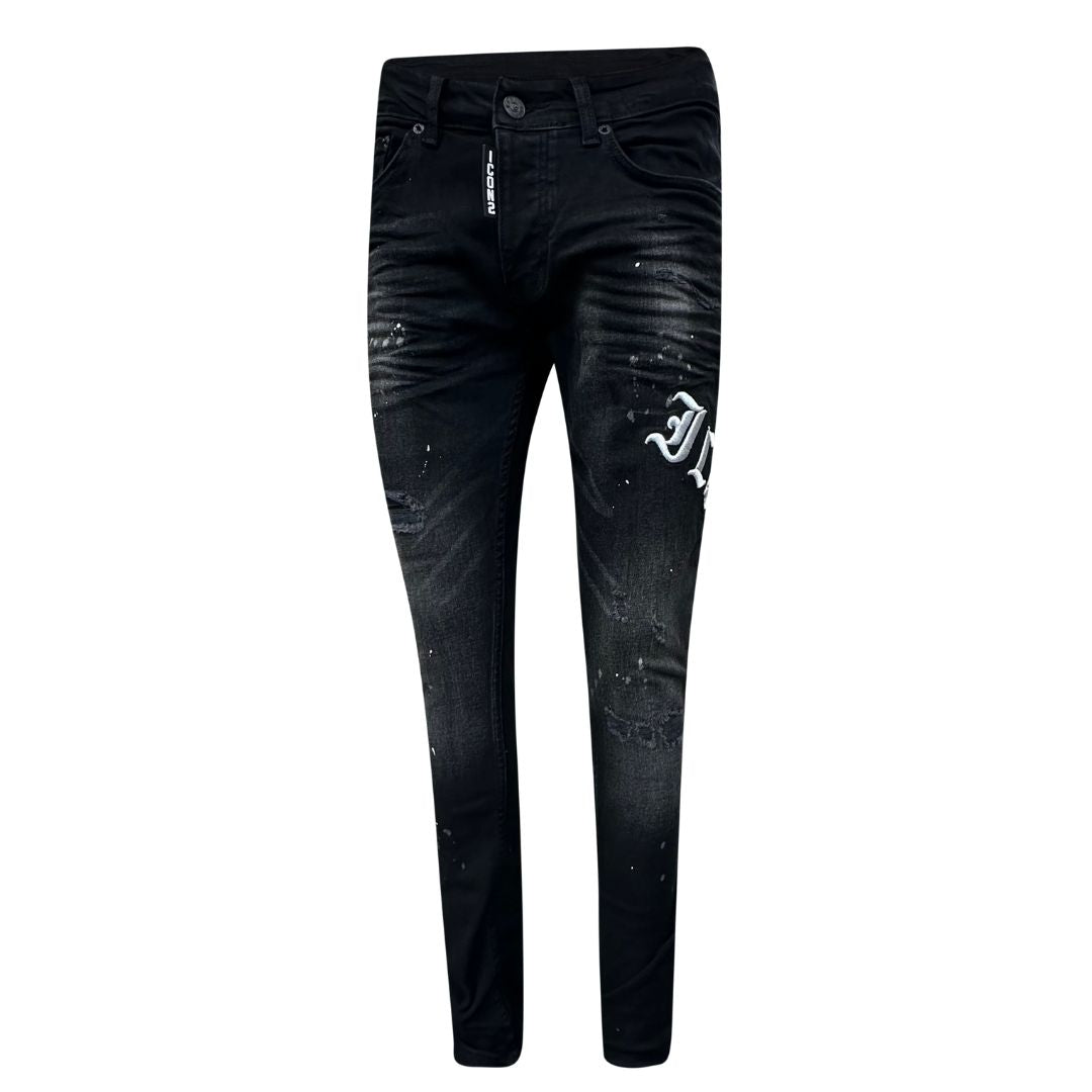 Skinny heren jeans Icon2 zwart 9377 - Streetfashion 86