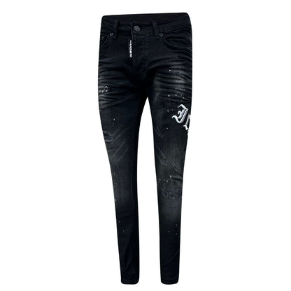 Skinny heren jeans Icon2 zwart 9377 - Streetfashion 86
