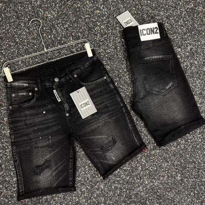 Icon2 blauw slimfit short jeans 508/2 - Streetfashion 86