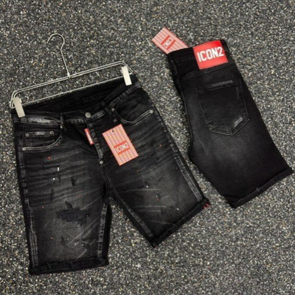 Icon2 blauw slimfit short jeans 508/1 - Streetfashion 86
