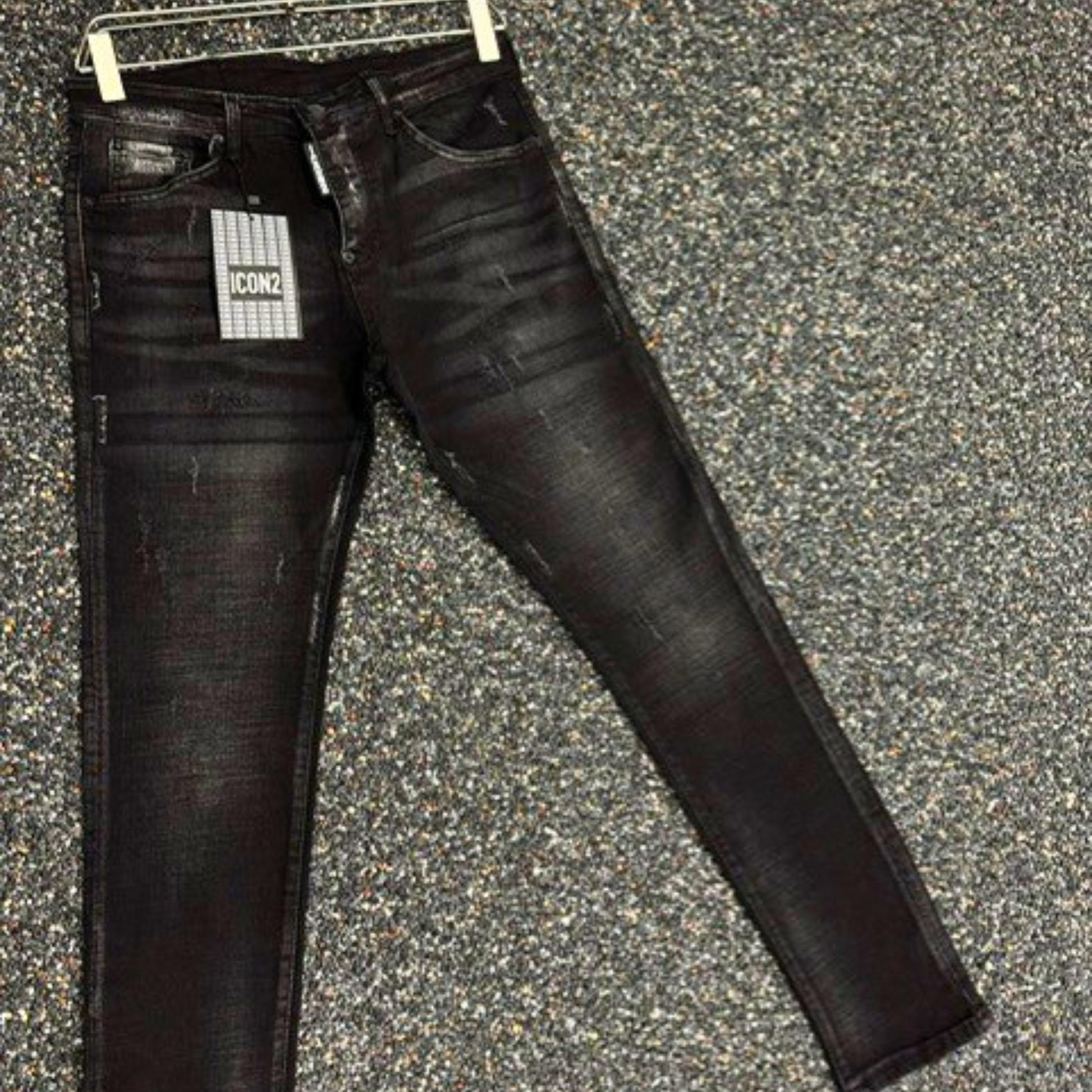 Icon2 zwart slimfit jeans 924/1 - Streetfashion 86